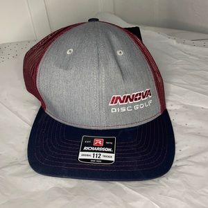 Limited Edition Amateur Worlds Innova Trucker Hat ( Burgundy, Grey & Blue)